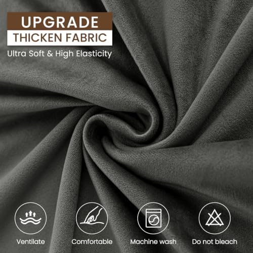 XINEAGE 3-Piece Velvet Sofa Cover, Couch Covers - Image 5
