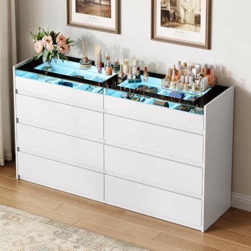 8 Drawer Dresser for Bedroom by ZORPLIX