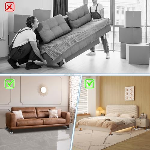 New Upgrade Furniture Sliders: Multi-Surface 3-in-1 Furniture Movers Slider - Image 6