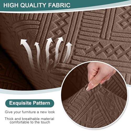 Ruaozz Stretch Loveseat Recliner Cover - Image 3
