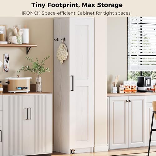 IRONCK Narrow Kitchen Pantry Cabinet, Slim - Image 3