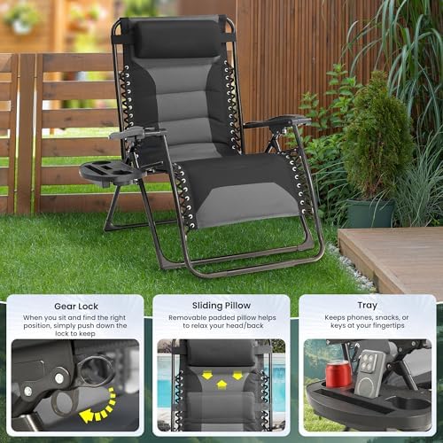 Zero Gravity Chair Oversized Padded Recliner - Image 4