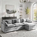 LEVELEVE 112" L-Shape Modular Sofa by Enjoyyourlife
