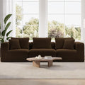 Novilla 106" Modular Sectional Sofa, Deep Seat Modern Cloud Sectional Couch by Novilla