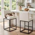 VESCASA Faux Leather 27 inches Counter Height Bar Stools by VESCASA