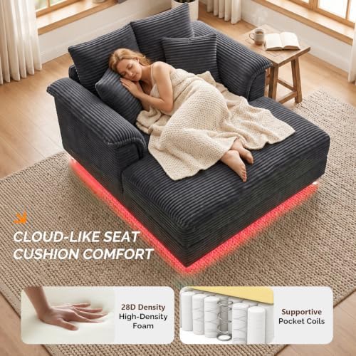 VINGLI Glam Floating Chaise Lounge Chair - Image 5