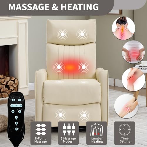 Manual Swivel Rocker Recliner Chair - Image 3