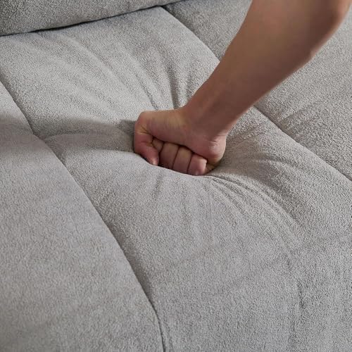 102" L Shaped Couch, 6 Seater Sectional Sofa - Image 6