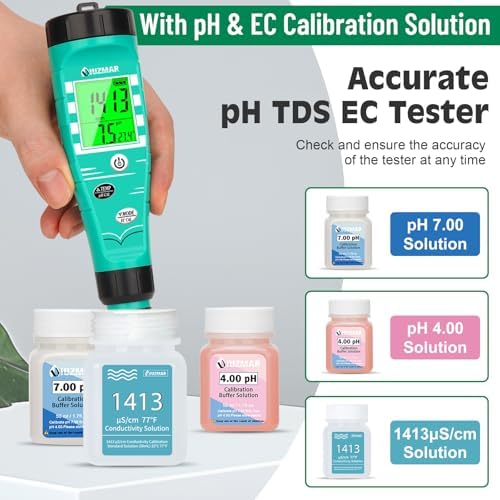 UIUZMAR pH Meter for Hydroponics EC pH Monitor pH ppm Tester for hydroponics - Image 6