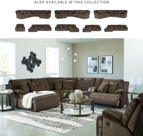 Signature Design by Ashley 6-Piece Reclining Sectional Sofa - Image 6
