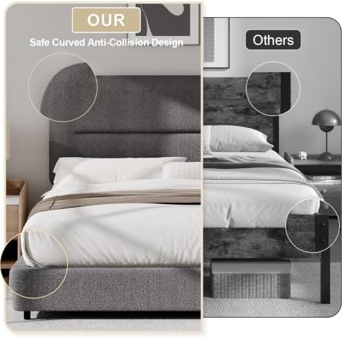 HOMBCK Queen Bed Frame - Image 5