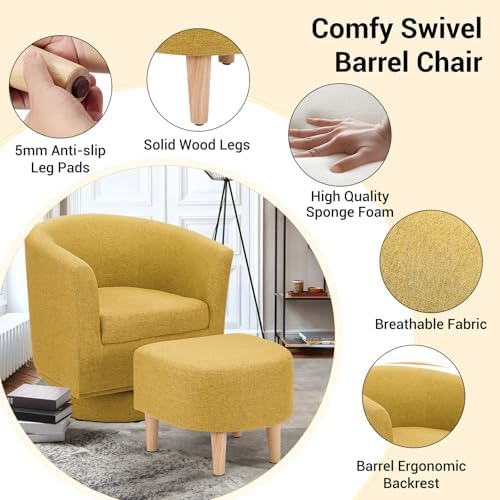 DAZONE Swivel Accent Chair - Image 5