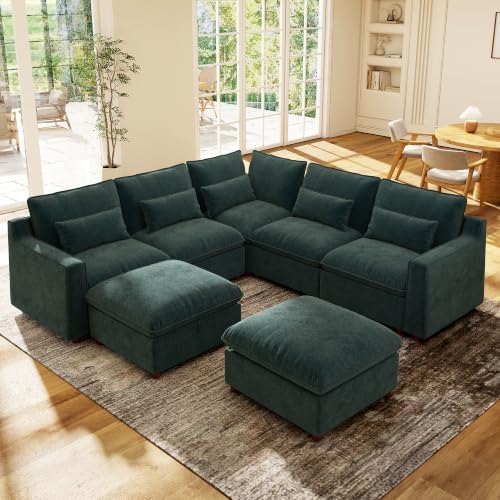 Ihanherry 134" Oversized Modular Sectional Sofa by iHanHerry