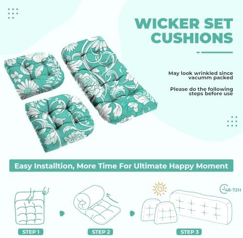 DANGHOOGY Wicker Chair Cushions - Image 2