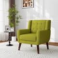 Accent Chair, Upholstered Armchair in Linen by Blissabod