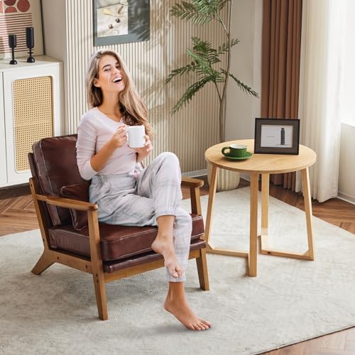 Karl home Mid-Century Lounge Accent Chair - Image 4