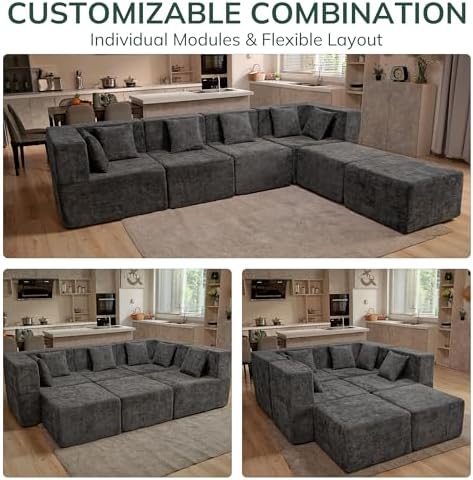 MONVANE Modular Sectional Cloud Couch - Image 3