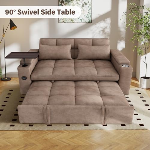 65'' Sleeper Sofa Pull Out Couches - Image 5