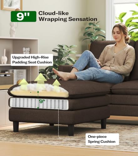 Welzona 3-Layers Cloud L Shaped Couch - Image 3