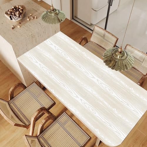 White and Gold Wood Contact Paper 17.3"x400" Peel and Stick Wallpaper - Image 6