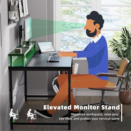 Pamray 47 Inch Small Computer Desk - Image 5