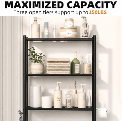 GloTika 3-Tier Over Toilet Storage - Image 5