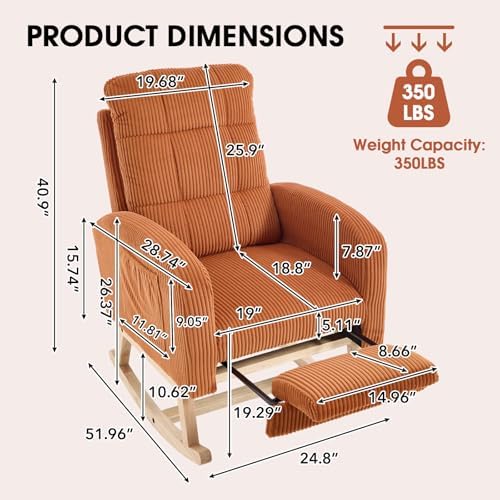 Nursery Glider, Rocking Chair Nursery - Image 2