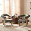VKNOW Barrel Accent Chairs Set of 2 by VKNOW
