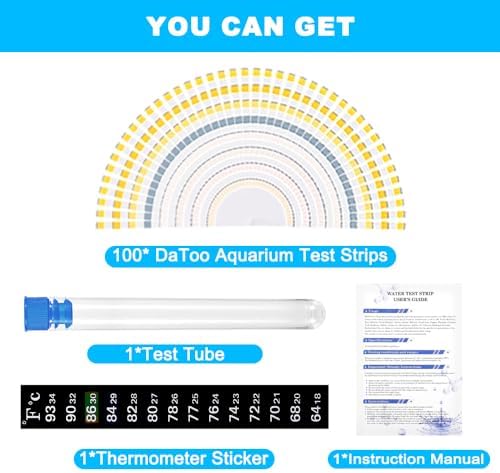 DaToo 8 in 1 Aquarium Test Kit Fish Tank Test Strips Accurate Water Quality - Image 7