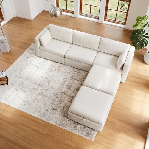 CHITA 112" Modular Sectional Sofa, 5 Seat Modular Couch - Image 3