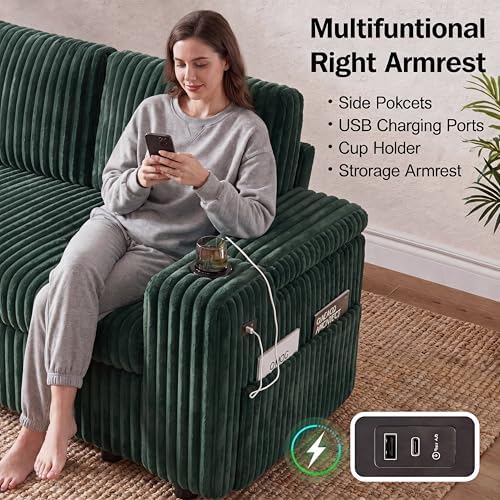 WEUP 86" Modular Sectional Sleeper Sofa - Image 7