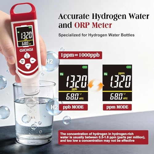 7-in-1 Pool pH Salt Tester H2/ORP/pH/TDS/EC/Saltwater Quality Meter - Image 3