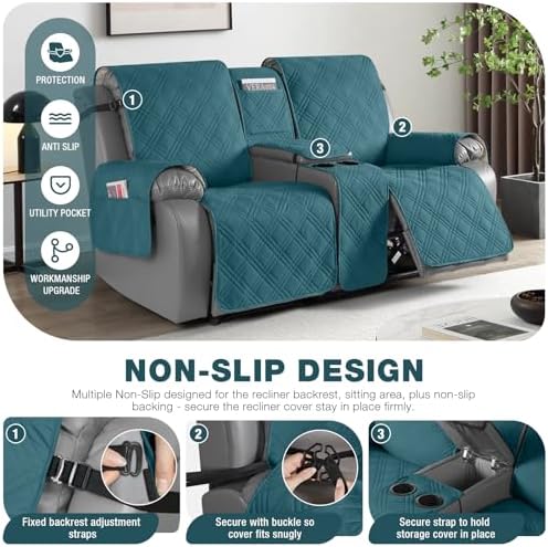 TAOCOCO Waterproof Loveseat Recliner Cover - Image 5