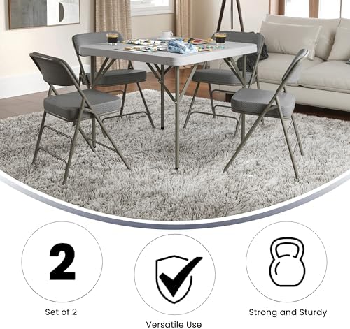 Flash Furniture Hercules Metal Folding Chair - Image 6