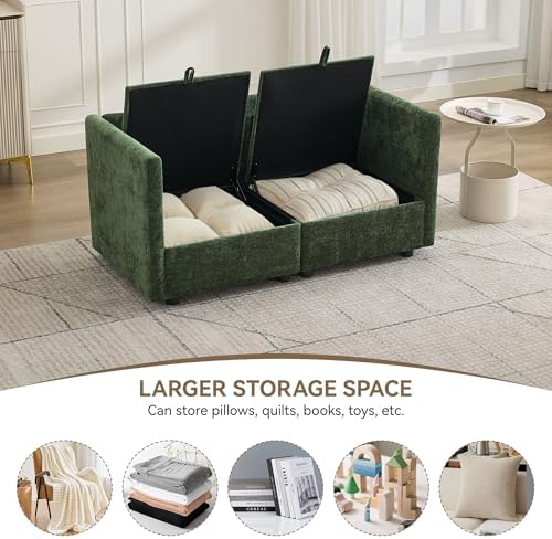 55" Cloud Modular Loveseat Sofa - Image 3