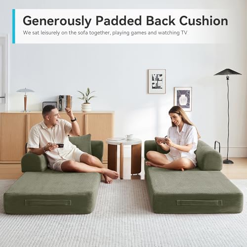 79" Convertible Sofa Bed, Boneless Couch - Image 3