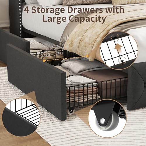 BRELTAM King Size Bed Frame - Image 3