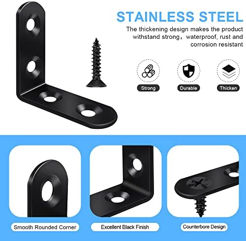 Vicuna R 18PCS L Bracket Corner Brace, Stainless Steel Corner Bracket - Image 2