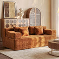 MONVANE 70" Modular Sectional Sofa, Boneless Loveseat by MONVANE