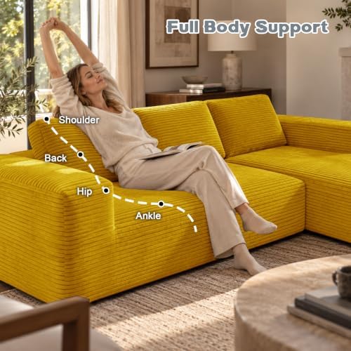 93" L-Shaped Modular Sectional Sofa - Image 5