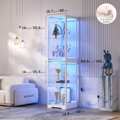 TAGELIER Glass Display Cabinet - Image 2