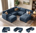 Modular Sectional Sofa, Oversized V-Shaped Couch by Unknown