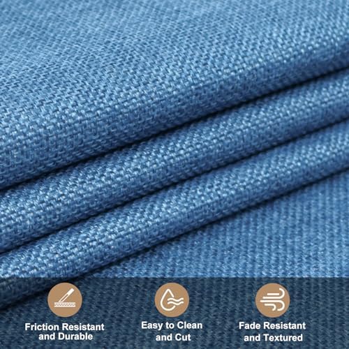 Heavy Linen Fabric 80x57 Inches, 1.2mm Thickness, Plain Solid Color Cloth - Image 3