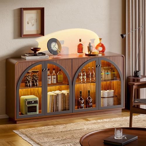 Sideboard Buffet Cabinet with Storage, Credenza Storage Cabinet by Unknown