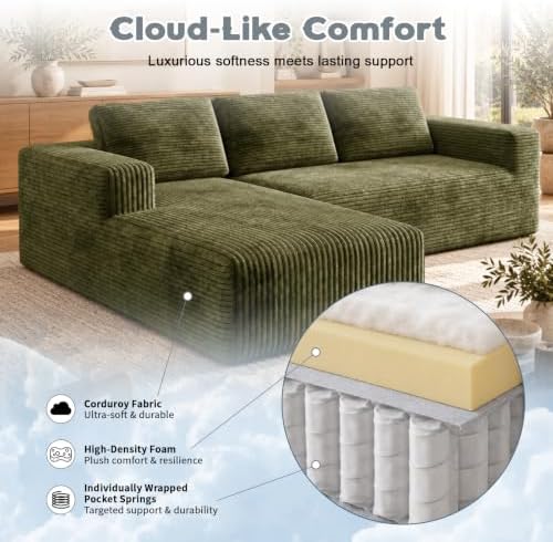 93" L-Shaped Modular Sectional Sofa - Image 4