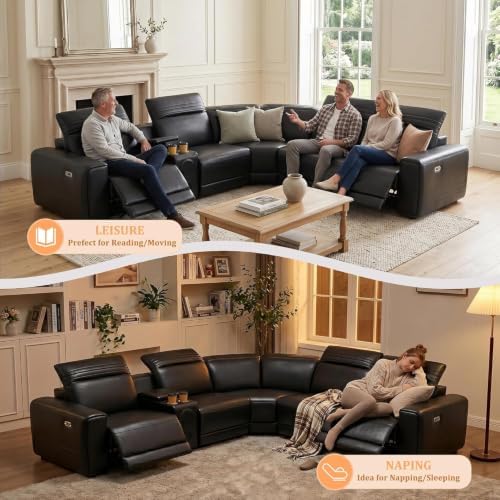Power Recliner Sectional Sofa - Image 7