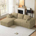 ONEMMLION 107" L-Shaped Cloud Boneless Couch Sofa by ONEMMLION