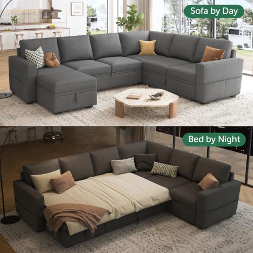HONBAY Sectional Sleeper Sofa - Image 3