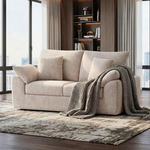 75.6" Cloud Boneless Sofa, Loveseat Couches by Unknown