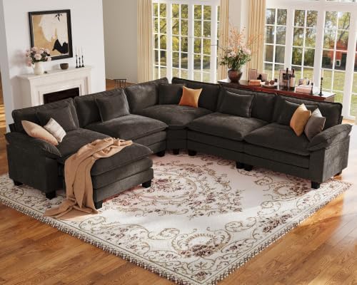 CDCASA 117" Oversized Modular Sectional Sofa by CDCASA